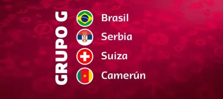 Mundial qatar 2022 grupo g