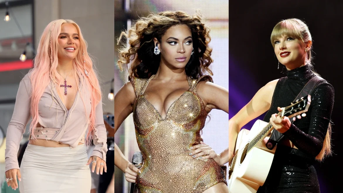 Primera vez historia todas nominaciones artista ano mtv vma son mujeres 97