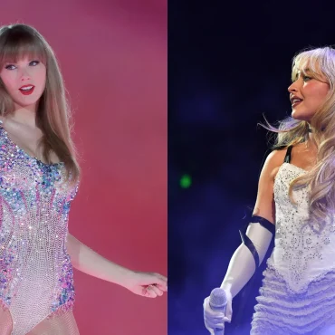 Taylor swift sabrina carpenter cantan juntas white horse coney island the eras tour sidney 97