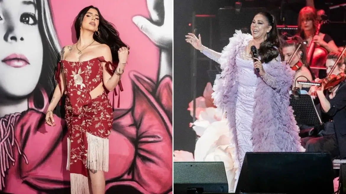 Naiara canta junto isabel pantoja madrid 97