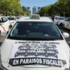 Huelga de taxistas en madrid contra la aprobación de 8. 500 nuevas licencias vtc para cabify.