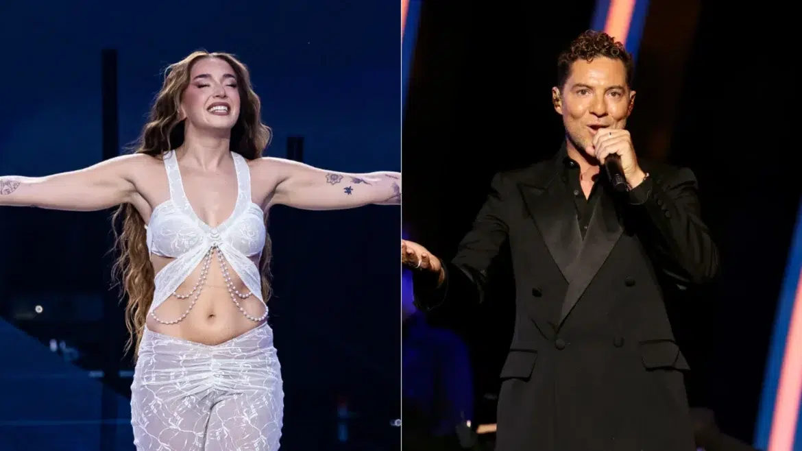 Lola índigo sorprende al cantar ‘bulería’ con david bisbal durante los ensayos de su concierto en barcelona.