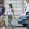 Aitana y plex, sorprendidos en el aeropuerto de dubái antes de comenzar sus vacaciones juntos