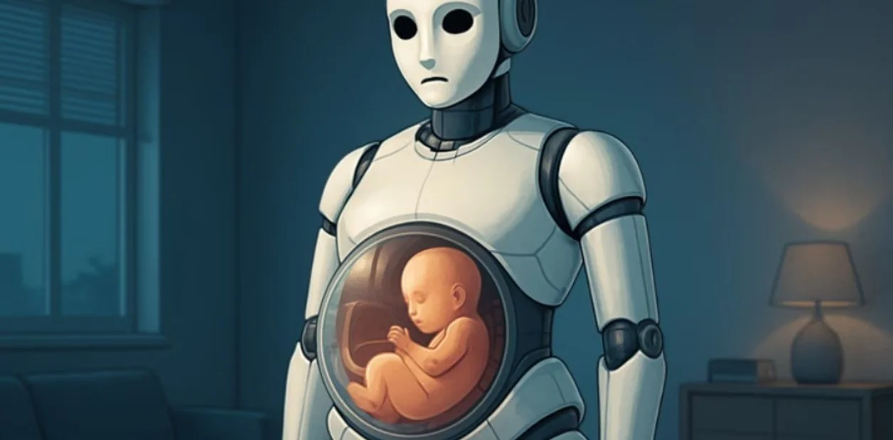 Crean el primer robot humanoide del mundo capaz de gestar y dar a luz a un bebé humano. 1 Robot