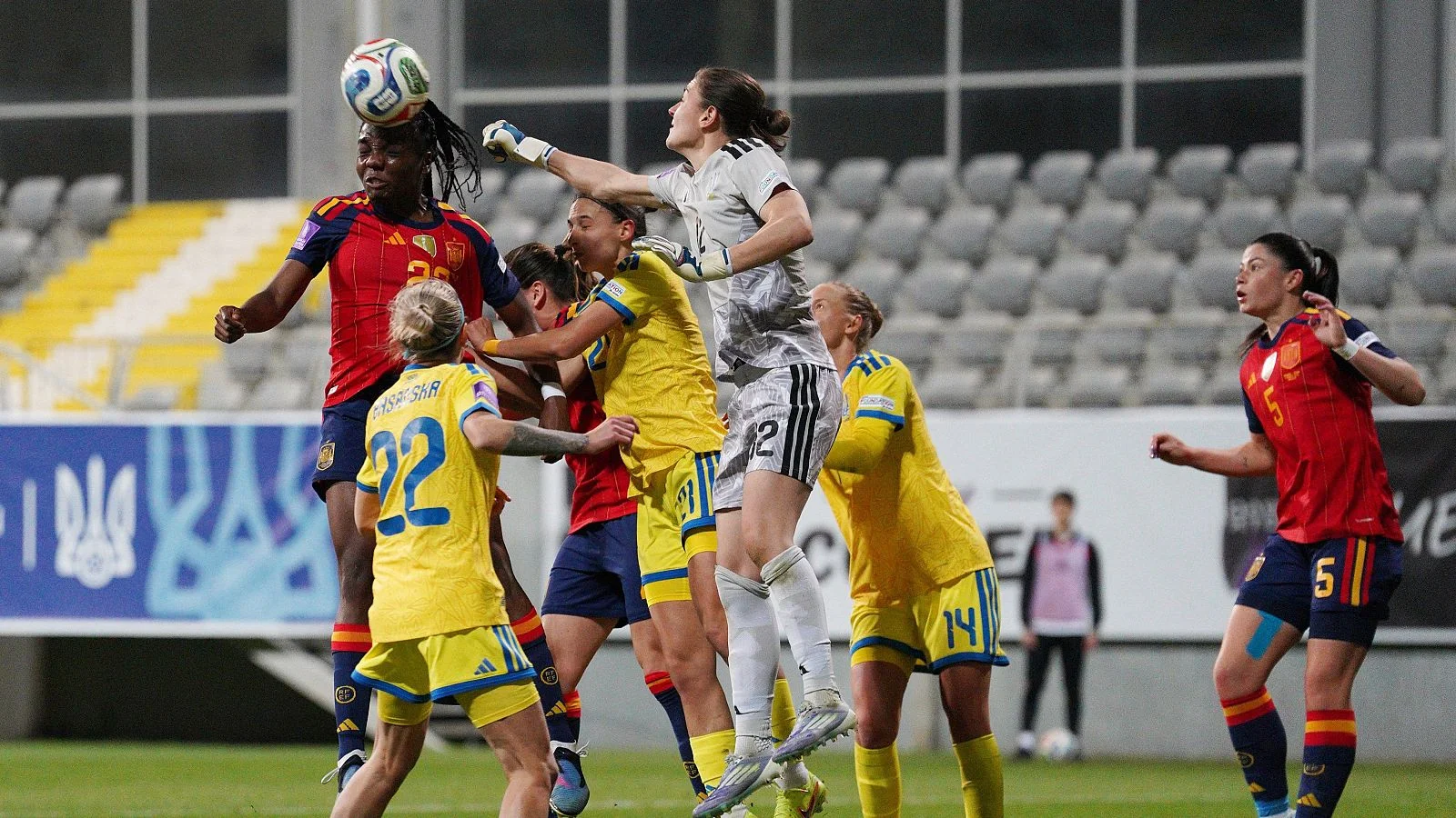 Clasificación para el mundial femenino 2027 | mejores momentos ucrania - españa 1 Mundial femenino 2027
