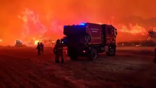 El infierno de las cinco villas: 14. 000 hectáreas devoradas 1 Cinco villas