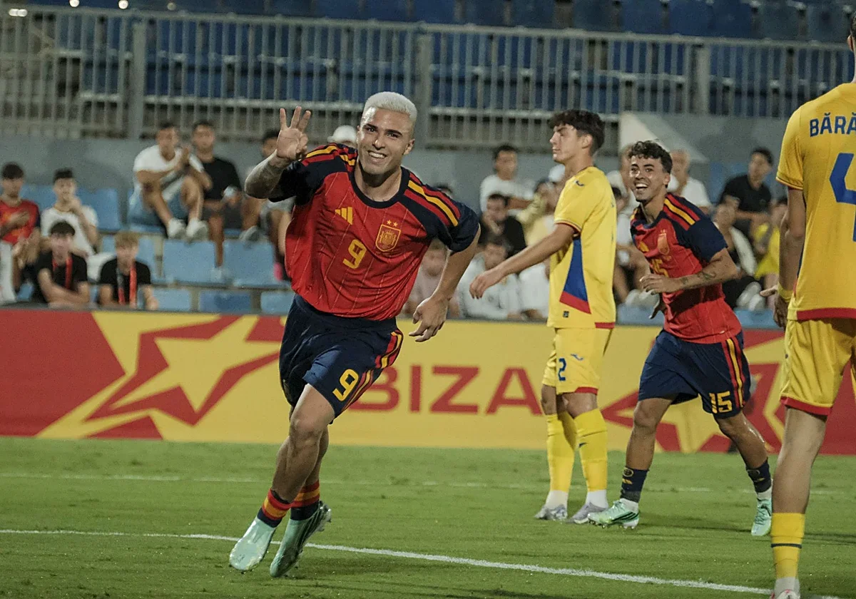 Sorprendente: españa baila al son de pablo garcía para golear a rumanía y sellar la clasificación para el europeo sub-21. 1 España baila al son de pablo garcía
