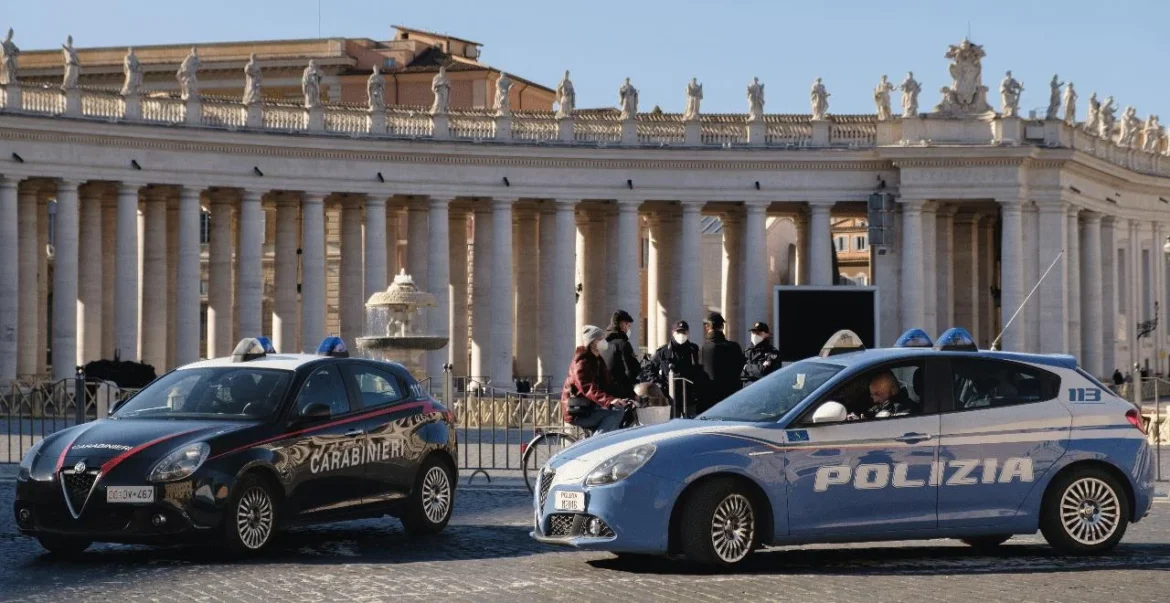 Coche de los carabinieri atropella