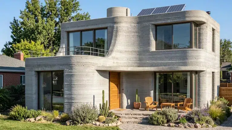 Un emprendedor de 27 años construye viviendas de hormigón en solo dos días con una impresora 3d, increíble, reduciendo los costos casi a la mitad. 3 Emprendedor de 27 años construye viviendas